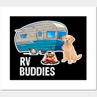 Labrador Dog Rv Buddies Pet Lovers Funny Camping Camper Posters and Art